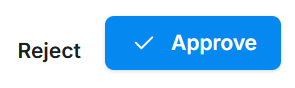 Approve or Reject form options in IMOS X