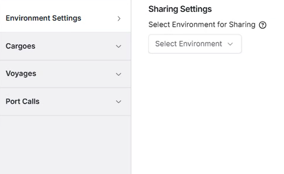 Sharing Settings in IMOS X Connect