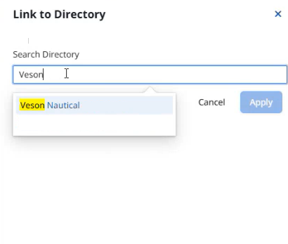 Search the Directory in IMOS X