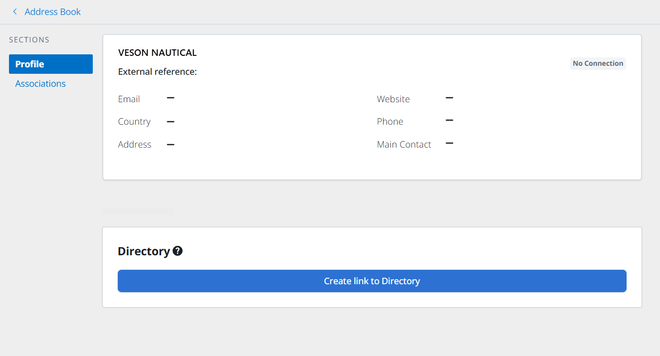 Create a link to Directory in IMOS X