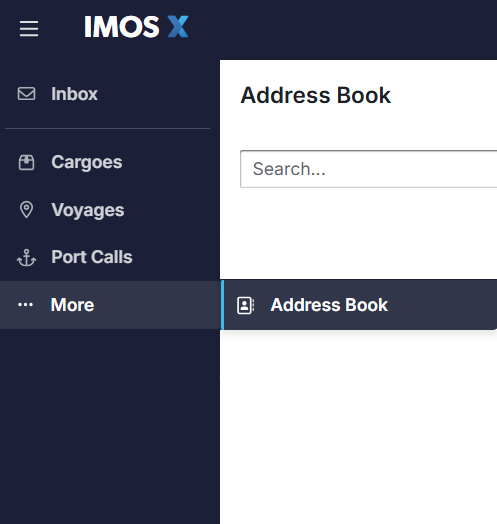 IMOS X Address Book