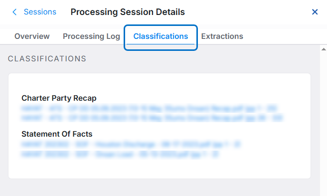 IMOS X Claims Classifications