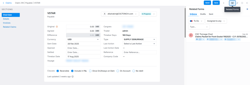 IMOS X Related Forms
