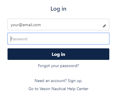 Veson Nautical Help Center-Log in.png
