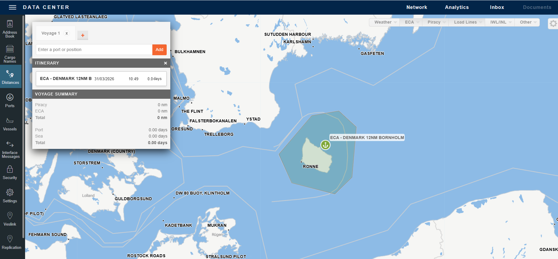 ECA - DENMARK 12NM BORNHOLM
